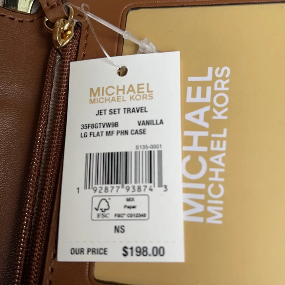 Michael Kors Jet Set Travel LG Flat MF Phone Case